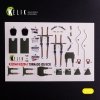 Kelik K32041 Tornado ECR - interior 3D decals for Italeri kit 1/32